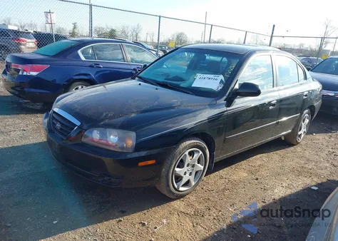 2005 Hyundai Elantra Gls/Gt from USA, damaged, VIN KMHDN46D35U098621